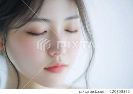 Beautiful 30-something woman's image/skin care "AI generated image" Beautiful 30-something woman's image/skin care "AI generated image" 120838853