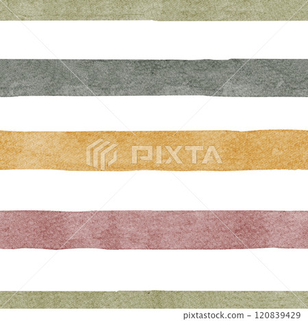 Seamless vintage striped pattern illustration 120839429