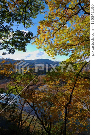埼玉縣寄居町八方城遺址上的紅葉 埼玉縣寄居町八方城遺址上的紅葉 120841190