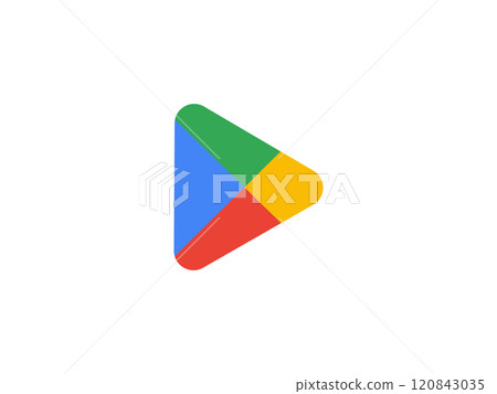Google Play Logo Stock PNG 120843035