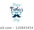 Happy Father's Day illustration Happy Father's Day illustration 120843454