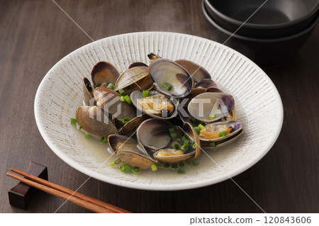 清酒蒸蛤蜊 清酒蒸蛤蜊 120843606