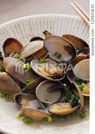 Sake Steamed Clam Sake Steamed Clam 120843630