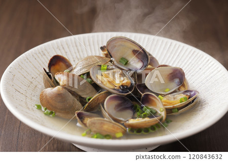 清酒蒸蛤蜊 清酒蒸蛤蜊 120843632