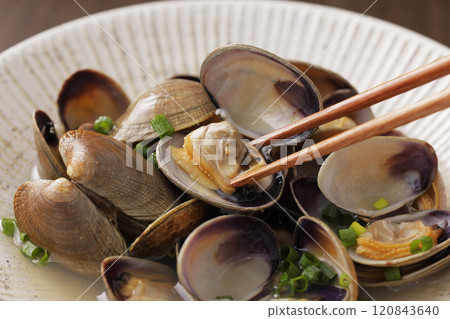 清酒蒸蛤蜊 120843640