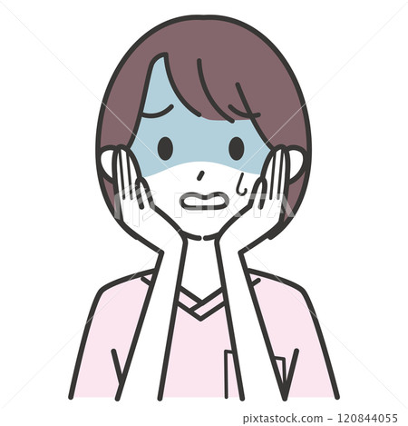 一位蒼白的女護士 120844055