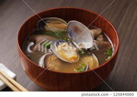 Clams of miso soup Clams of miso soup 120844060
