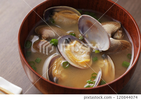 Clams of miso soup Clams of miso soup 120844074