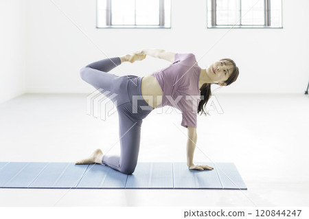 A young lad yoga A young lad yoga 120844247