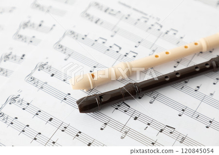 錄音機和樂譜圖像 01 錄音機和樂譜圖像 01 120845054