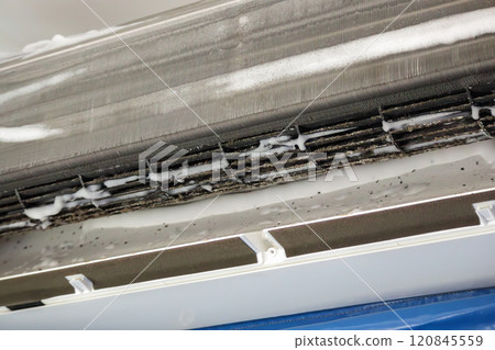 air conditioner cleaning with spray foam cleaner air conditioner cleaning with spray foam cleaner 120845559