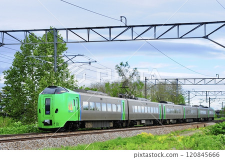 Limited Express Lilac running on the Hakodate Main Line 120845666