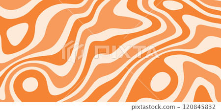 Striped caramel swirl pattern. Peanut butter wavy background. Tofi texture vector illustration. Striped caramel swirl pattern. Peanut butter wavy background. Tofi texture vector illustration. 120845832
