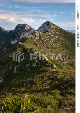 mountain range against the sky 120845940