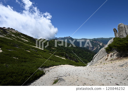 攀登長野縣北阿爾卑斯山茨巴庫山 攀登長野縣北阿爾卑斯山茨巴庫山 120846232