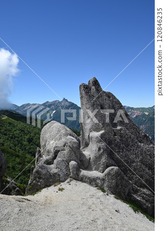 攀登長野縣北阿爾卑斯山茨巴庫山 攀登長野縣北阿爾卑斯山茨巴庫山 120846235