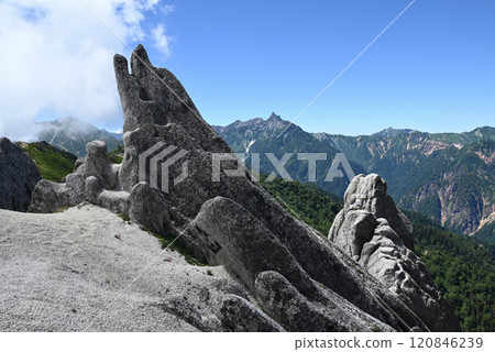 攀登長野縣北阿爾卑斯山茨巴庫山 120846239