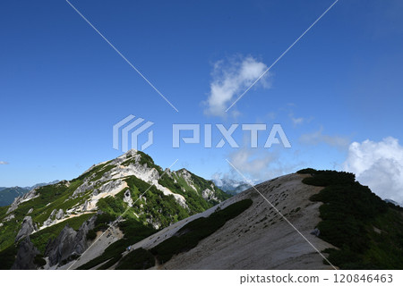 攀登長野縣北阿爾卑斯山茨巴庫山 120846463