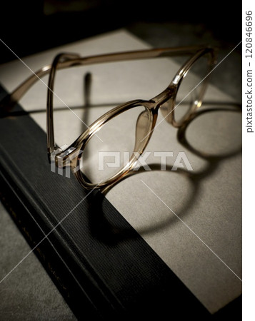 Book and glasses Book and glasses 120846696
