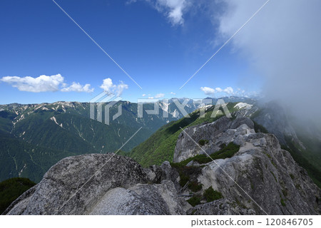 攀登長野縣北阿爾卑斯山茨巴庫山 攀登長野縣北阿爾卑斯山茨巴庫山 120846705
