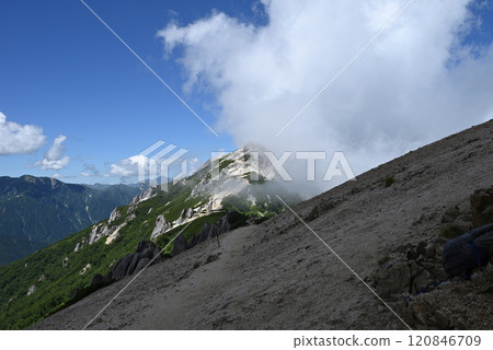 攀登長野縣北阿爾卑斯山茨巴庫山 攀登長野縣北阿爾卑斯山茨巴庫山 120846709