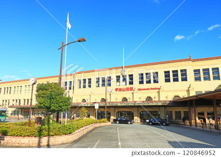 Scenery of Ujiyamada Station, Ise City, Mie Prefecture Scenery of Ujiyamada Station, Ise City, Mie Prefecture 120846952