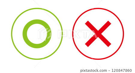 Circle, X, Border, Set, Simple, Vector, Illustration Circle, X, Border, Set, Simple, Vector, Illustration 120847860