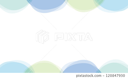 抽象框架形狀冷色藍色黃綠色淺藍色向量 抽象框架形狀冷色藍色黃綠色淺藍色向量 120847930