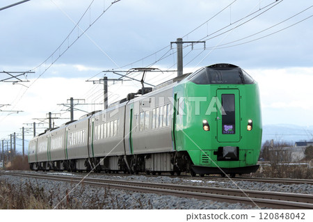 Limited Express Lilac on the Hakodate Main Line Limited Express Lilac 120848042