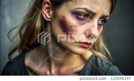 Stop domestic violence against women 120848197