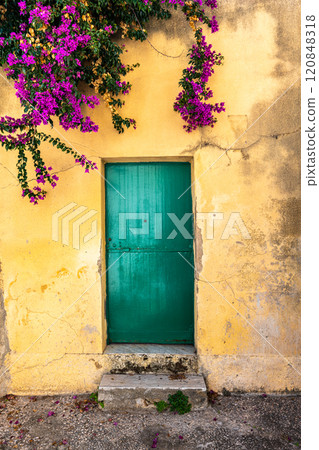 Traditional Italian village buildings. Traditional Italian village buildings. 120848318