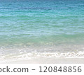 海、翠綠的沙灘 120848856