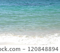 海、翠綠的沙灘 120848894