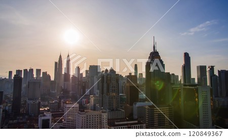 Beautiful sunrise in the capital of Malaysia kuala lumpur. Beautiful sunrise in the capital of Malaysia kuala lumpur. 120849367