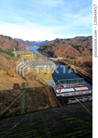田倉湖景/福島縣南會津郡只見町的風景 田倉湖景/福島縣南會津郡只見町的風景 120849457
