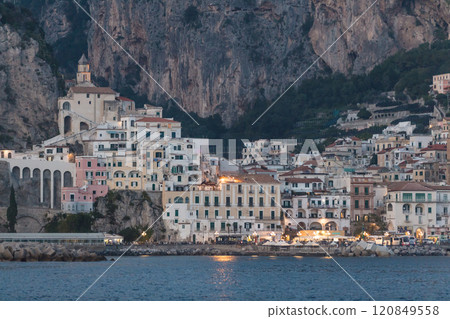Amalfi cityscape. Italy 120849558