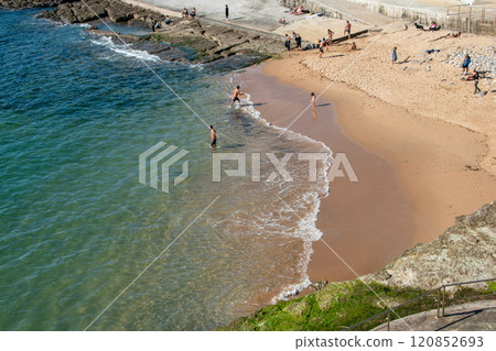 Stunning Beach Landscape in Cascais, Portugal Stunning Beach Landscape in Cascais, Portugal 120852693