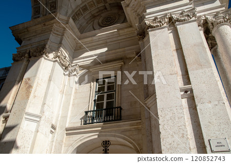 Lisbon, Portugal, the famous arch on Commerce Square Lisbon, Portugal, the famous arch on Commerce Square 120852743