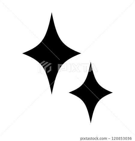 Sparkling silhouette single black 120853036