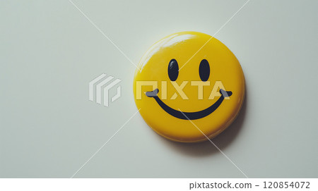 簡單的笑臉徽章 120854072