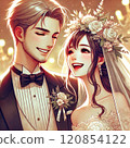 一位年輕女子在婚宴上提出請求 120854122