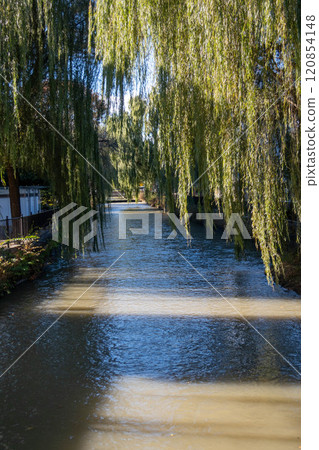 流經前橋市的廣瀨川 廣瀨川河濱綠地 120854148