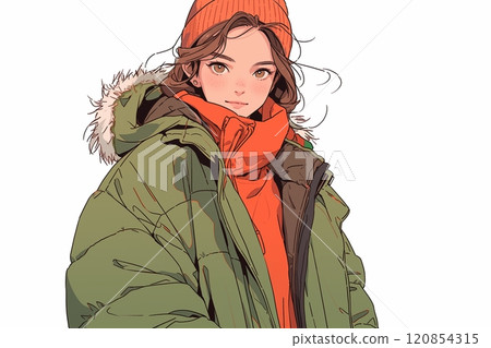 Fashionable female illustrations (AI generated images) Fashionable female illustrations (AI generated images) 120854315