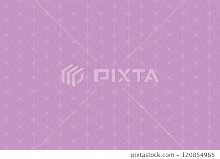 Purple Japanese traditional pattern (hemp pattern) Japanese style background 120854968