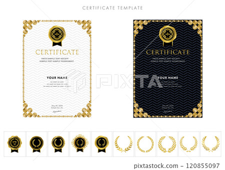 249 vertical design templates for awards, invitations, and certificates 120855097