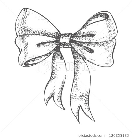 Bow silhouette and outline vector new year christmas. Graphics illustration. Bow on wrapping paper, bags, dishes, New Year's textiles, decor, tableware, gift, stickers, photobook. Isolated vector Bow silhouette and outline vector new year christmas. Graphics illustration. Bow on wrapping paper, bags, dishes, New Year's textiles, decor, tableware, gift, stickers, photobook. Isolated vector 120855183