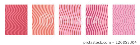 Wavy lines pattern 120855304