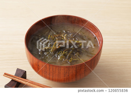 Miso soup with nori seaweed Miso soup with nori seaweed 120855836