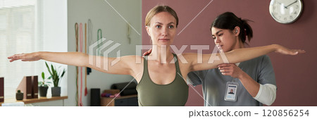 Exercising During Physical Therapy Appointment for Patient 120856254