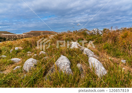 Autumn scenery of Hiraodai and red leaves [Kitakyushu City, Fukuoka Prefecture] 120857819